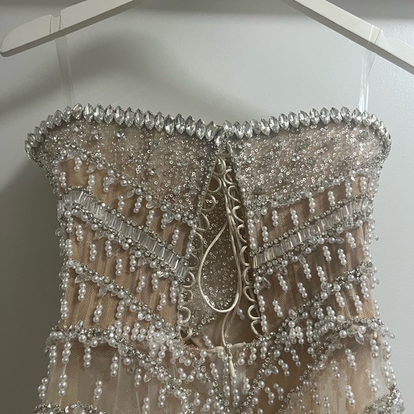 Albina Dyla embellished mini dress - Picture 4 of 5